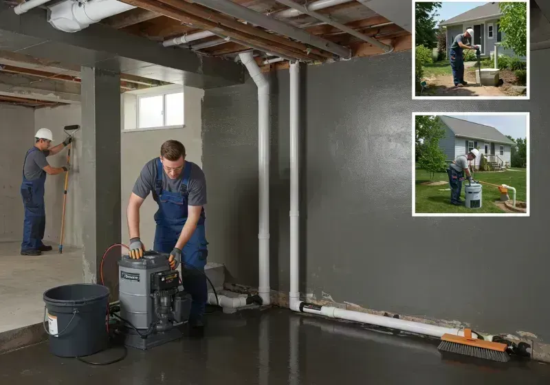 Basement Waterproofing and Flood Prevention process in Hallsville, MO